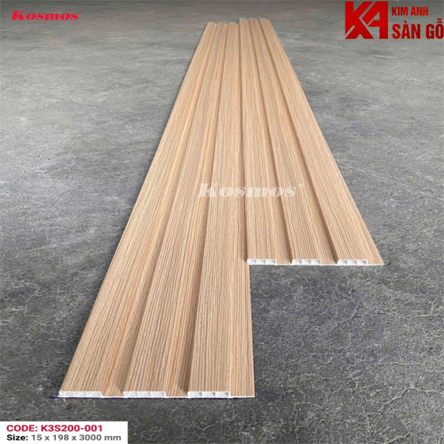Tấm Ốp Lam 3 Sóng Thấp Kosmos K3S200-001